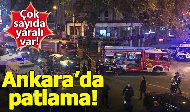 Ankara'da doğal gaz patlaması!