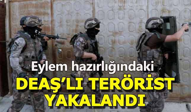 Ankara'da eylem hazırlığındaki DEAŞ'lı yakalandı