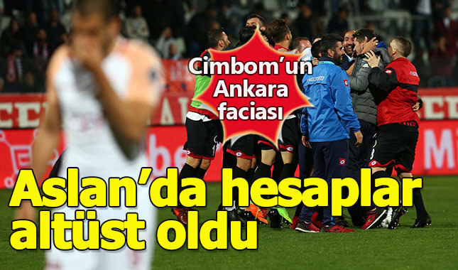 Ankara'da kaybeden Galatasaray'da hesaplar altüst oldu