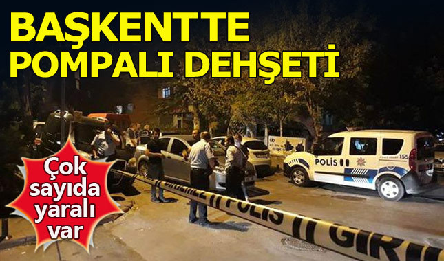 Ankara'da pompalı tüfekli saldırı: 8 yaralı