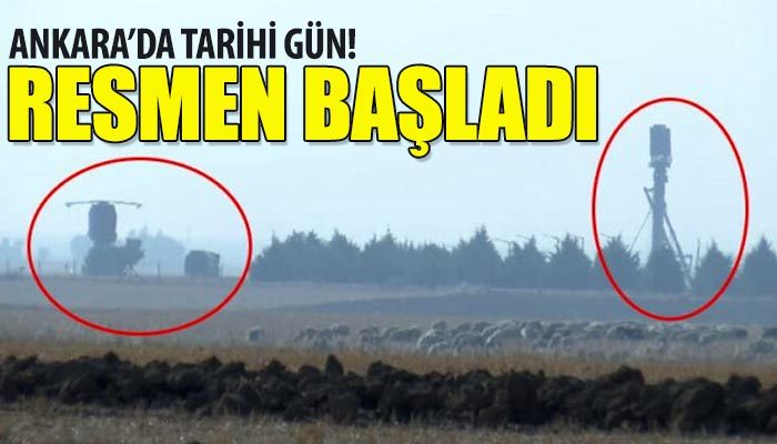 Ankara'da tarihi gün! S-400 testi resmen başladı
