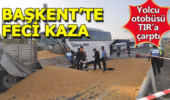 Ankara'da trafik kazası: 3 kişi hayatını kaybetti