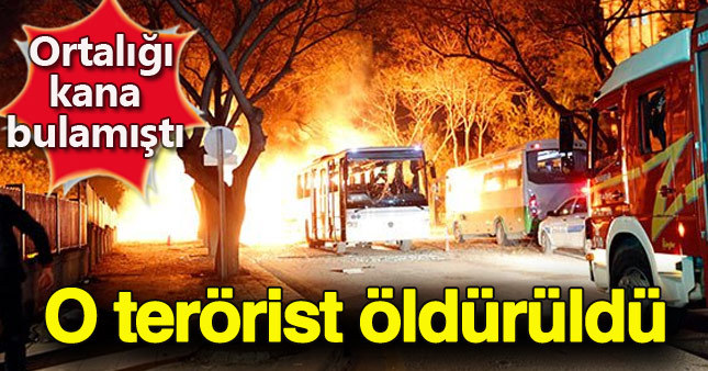 Ankara'yı kana bulayan terörist öldürüldü