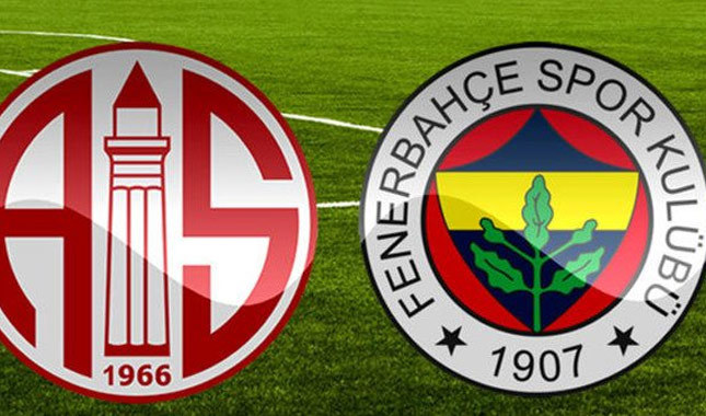 Antalya-Fenerbahçe maçının ilk 11'leri belli oldu