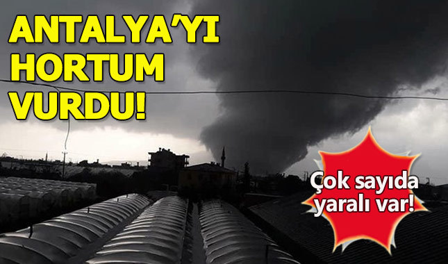 Antalya Havalimanı'nda hortum: 12 yaralı