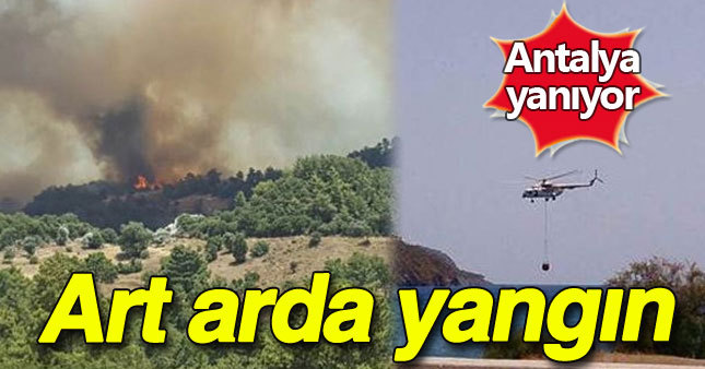 Antalya'da orman yangını felaketi