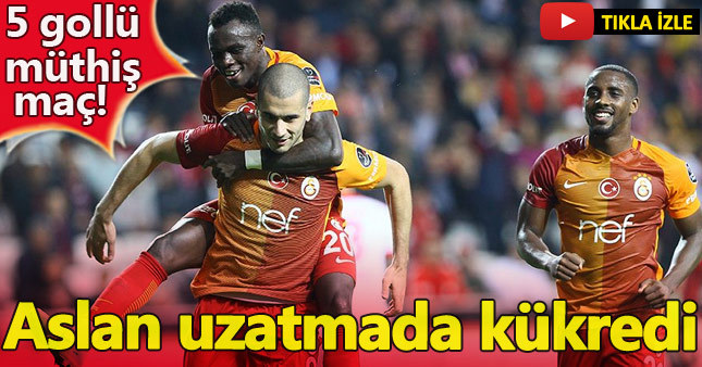 Antalyaspor 2-3 Galatasaray (Maç Özeti-Goller)