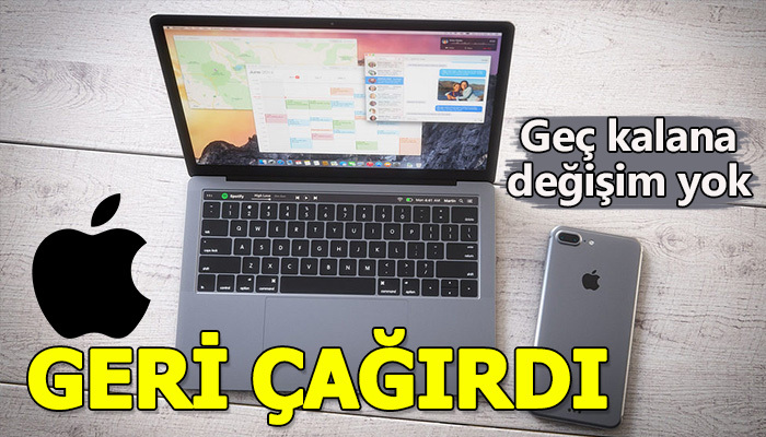 Apple MacBook Air modellerini geri çağırdı