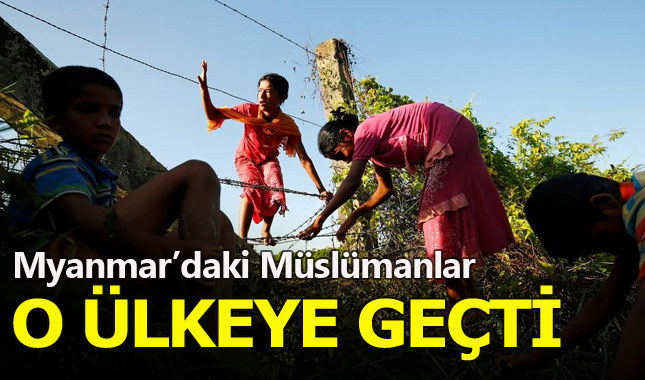 Arakanlı Müslümanların bir bölümü Bangladeş'e geçti