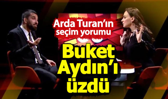 Arda Turan'ın seçim yorumu Buket Aydın'ı üzdü