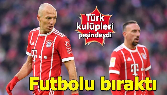 Arjen Robben futbolu bıraktı