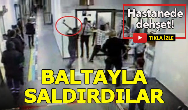 Arnavutköy'de hastaneye baltalı saldırı