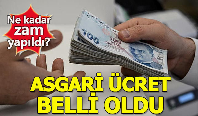 Asgari ücret ne kadar oldu - 2018 asgari ücrete kaç para zam geldi - net brüt maaş