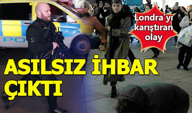 Asılsız ihbar Londra'yı birbirine kattı