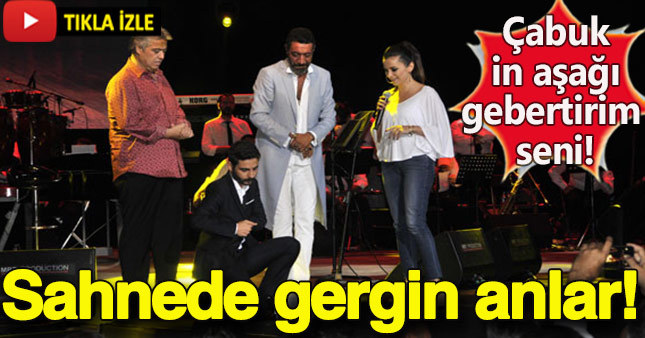 "Aşka Dair Şarkılar" konserinde gergin anlar yaşandı!