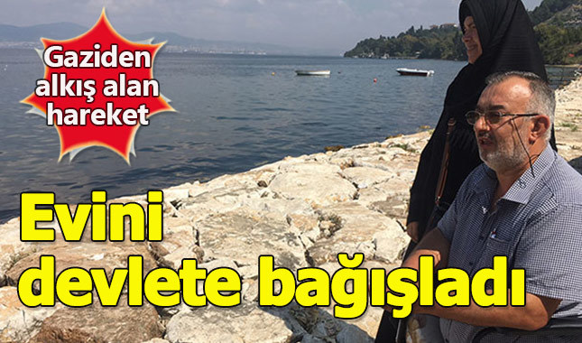 Askerde iki bacağını kaybeden gazi evini devlete bağışladı