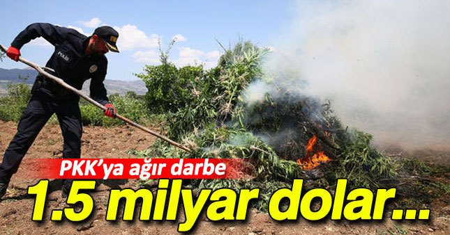 Askerden PKK'ya uyuşturucu darbesi