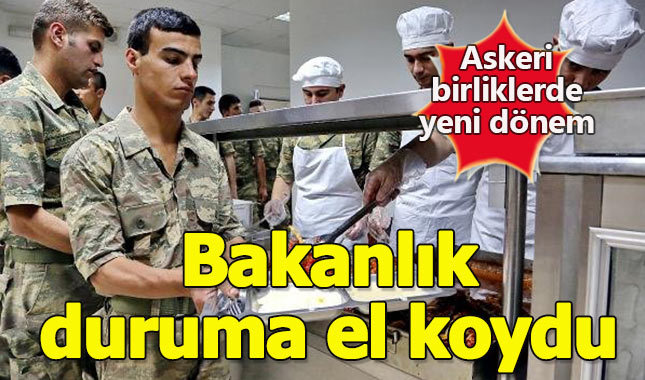 Askeri birliklerde yeni yemek düzenlemesi