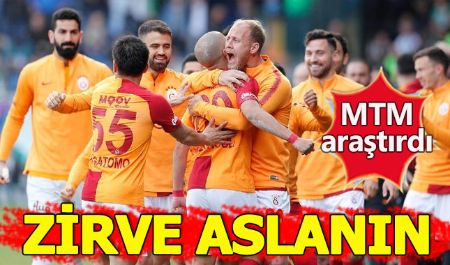 Aslan zirveyi bırakmıyor