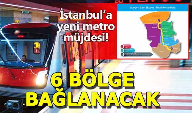 Ataköy–Basın Ekspres İkitelli metrosu için çalışmalar başladı