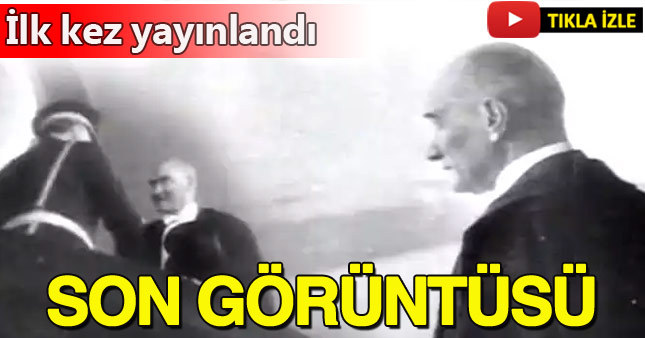 Atatürk'ün katıldığı sOn Cumhuriyet Bayramı'nın görüntülerini