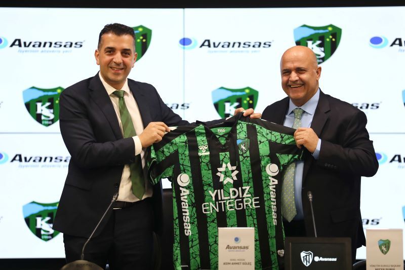 Avansas, Kocaelispor'un forma sponsorları arasında yerini aldı!