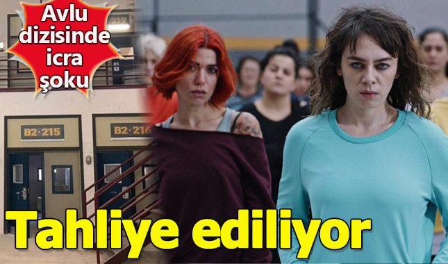 Avlu dizisinin setinde tahliye şoku yaşandı