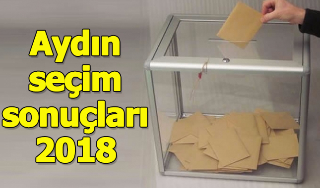 Aydın seçim sonuçları 2018 - 24 Haziran oy oranları