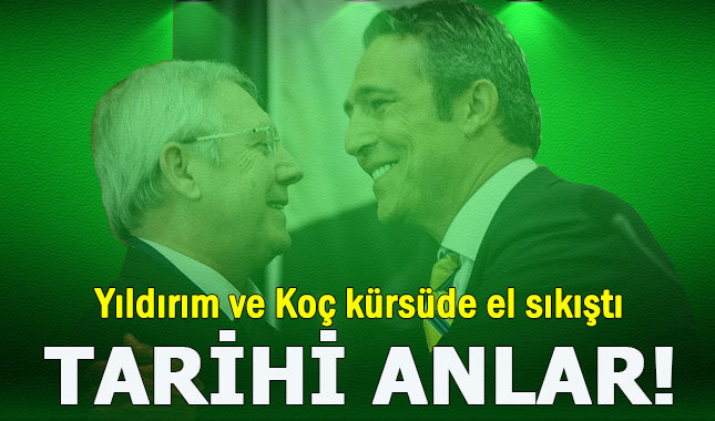 Aziz Yıldırım ve Ali Koç'un tarihi buluşması