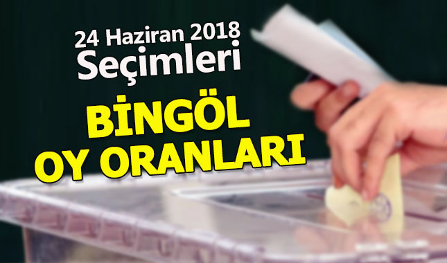 BİNGÖL Seçim sonuçları - 2018 | Cumhurbaşkanı ve Parti oy oranları | Kesinleşmiş sonuçlar