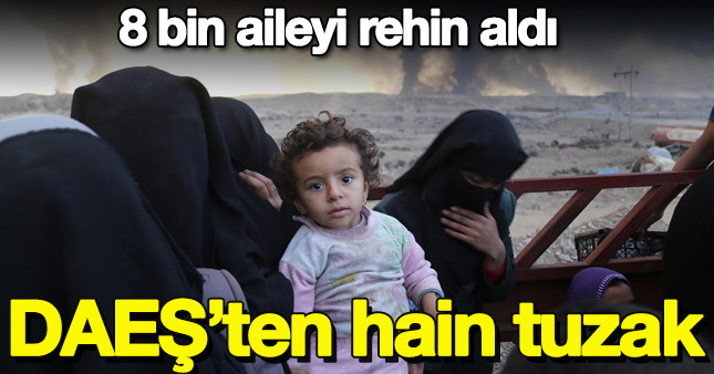 BM: DAEŞ Musul'da 8 bin aileyi canlı kalkan 
