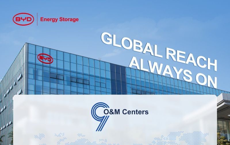 BYD Energy Storage, Küresel BESS Satış Sonrası Ağ Genişletme Çalışmalarına Hız Verdi