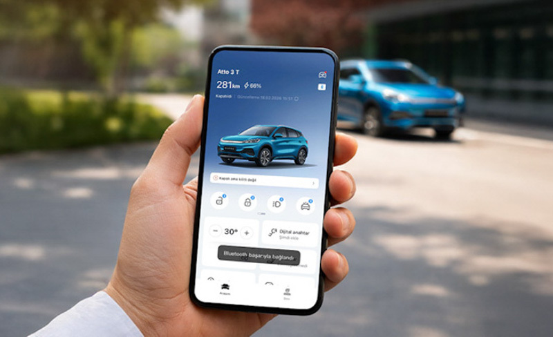 BYD Sahipleri Güncellenen Uzaktan Bağlantılı Servislerle Son Teknolojiyi Deneyimliyor