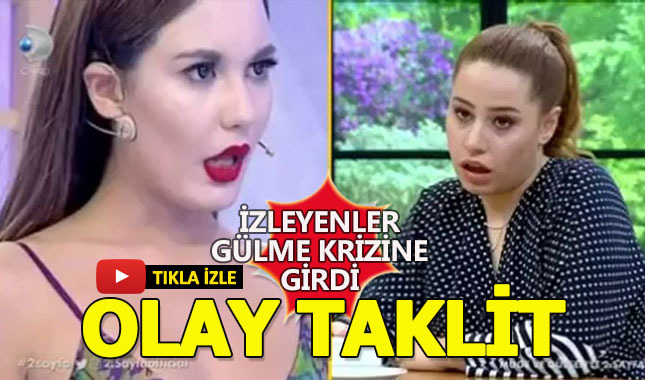 Bahar Candan taklidi gülme krizine soktu