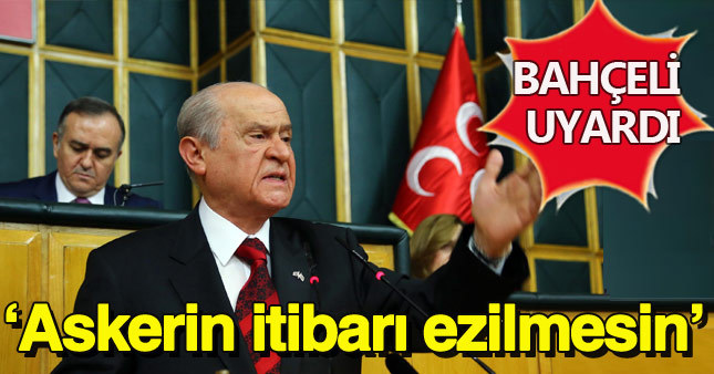 Bahçeli: Beraber olmazsak azap dolu günler bekler