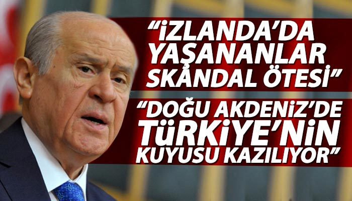 Bahçeli: Doğu Akdeniz'de Türkiye'nin kuyusu kazılıyor
