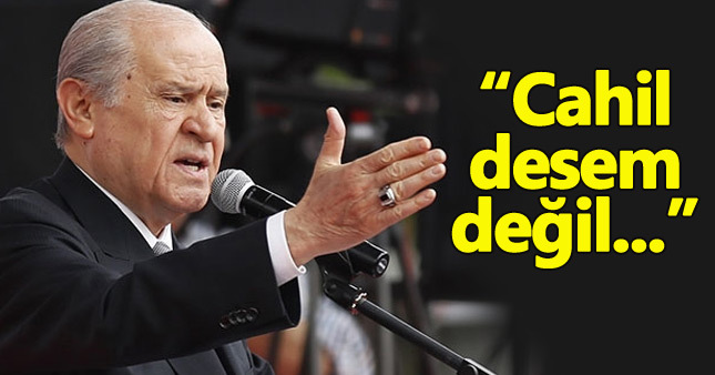 Bahçeli, Kayseri'de Kılıçtaroğlu'na mermi gibi saydırdı