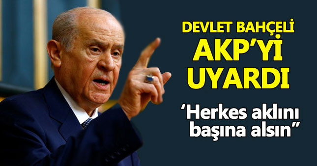 Bahçeli'den hükümete 'Kerkük' uyarısı