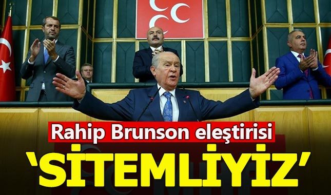 Bahçeli'den rahip Brunson'ın sitemi: Serbest kalması ne kadar uygun?