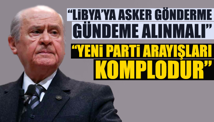 Bahçeli'den yeni parti yorumu: Komplodur