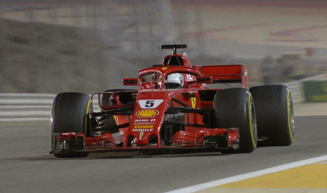 Bahreyn yarışını Sebastian Vettel kazandı