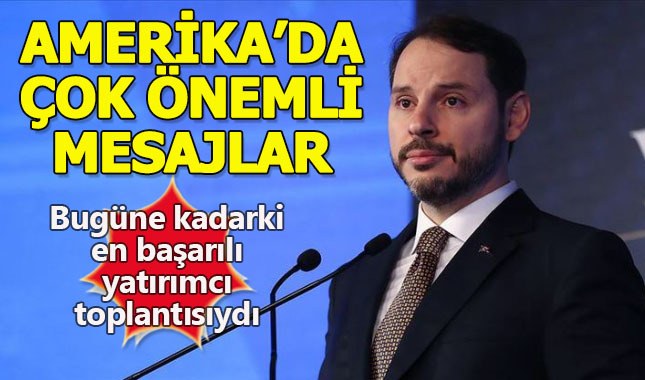 Bakan Albayrak'tan ABD'de önemli açıklamalarda bulundu