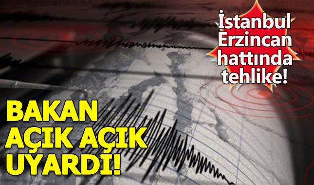 Bakan Kurum deprem için uyardı: İstanbul-Erzincan hattında büyük tehlike