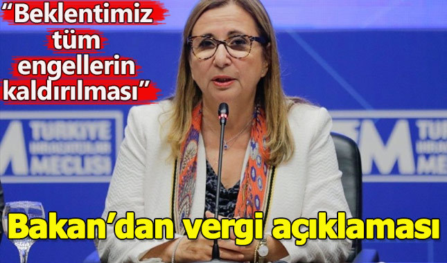 Bakan Pekcan vergi indirimini değerlendirdi