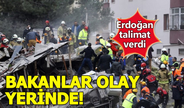 Bakanlar Kartal'daki olay yerine hareket etti