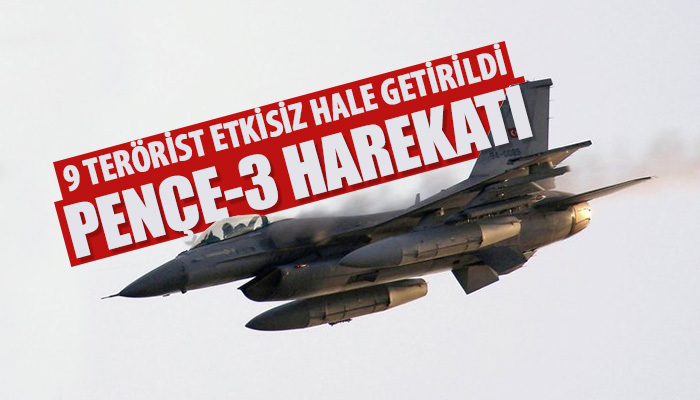 Bakanlık açıkladı: 9 PKK'lı öldürüldü