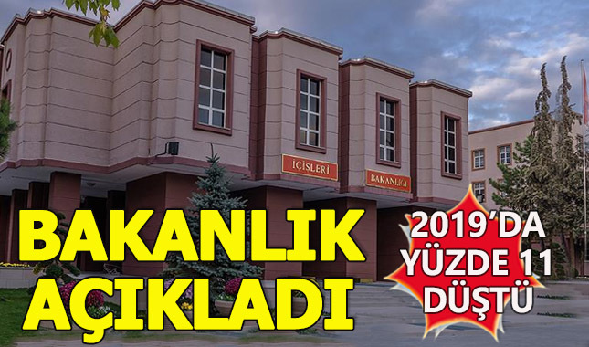 Bakanlık açıkladı suç oranları düştü