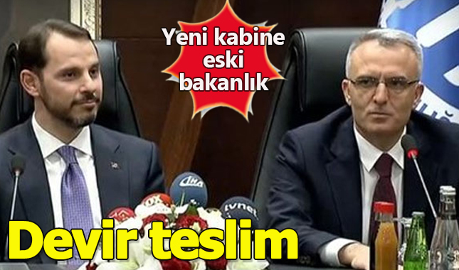 Bakanlıklar devir teslimi gerçekleştirdi