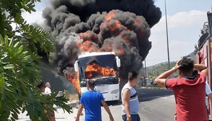 Balıkesir'deki otobüs yangınında ölenlerin kimliği belli oldu