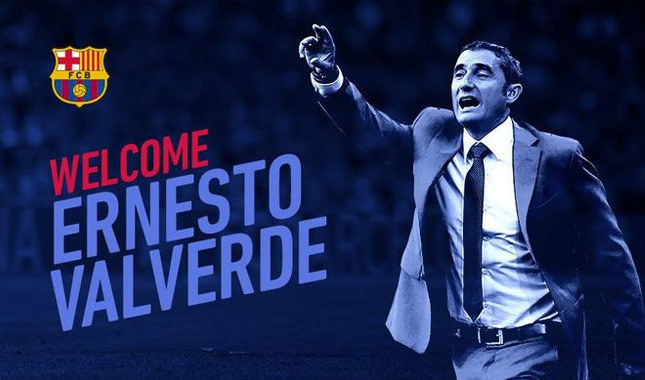 Barcelona'nın yeni teknik direktörü Ernesto Valverde